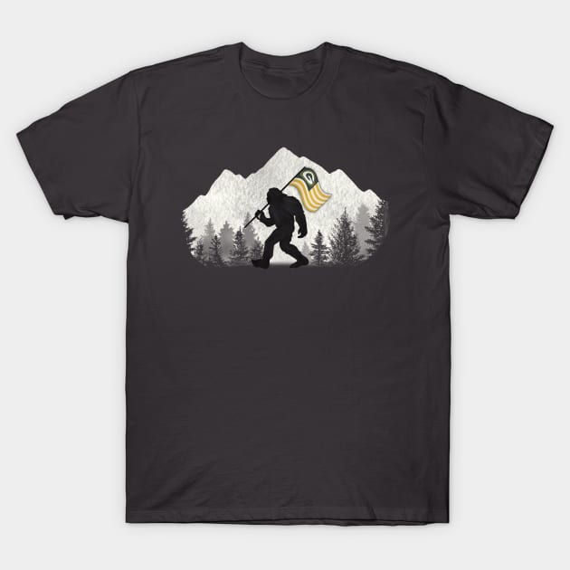 Bigfoot - The Packer's Fan T-Shirt by CherylMarie